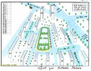 PLAN DES HLM DE GAMBETTA LA CITE DES JARDINS